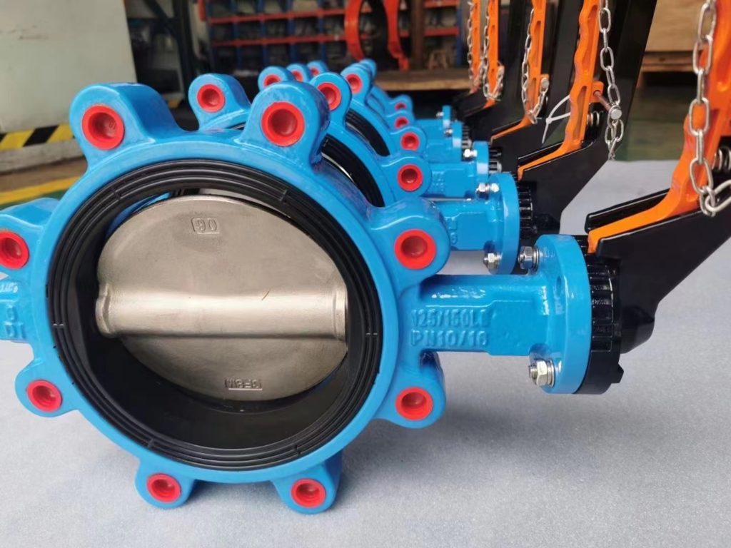Chain Lock Handle Lug Butterfly Valve