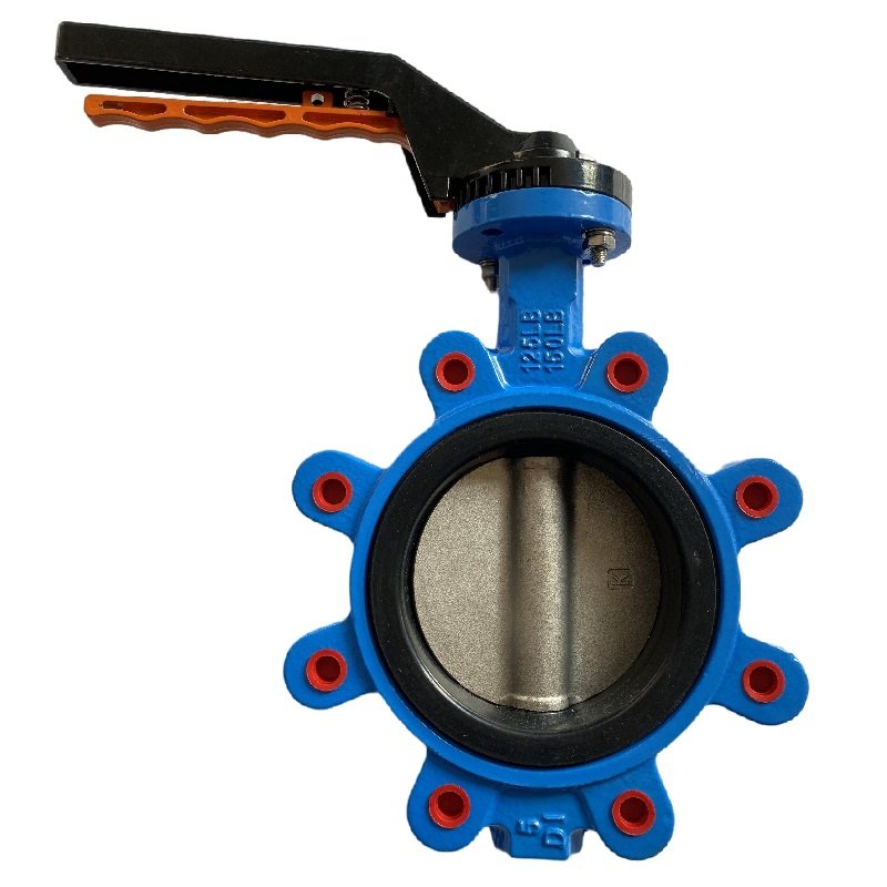 Manual lug butterfly valve