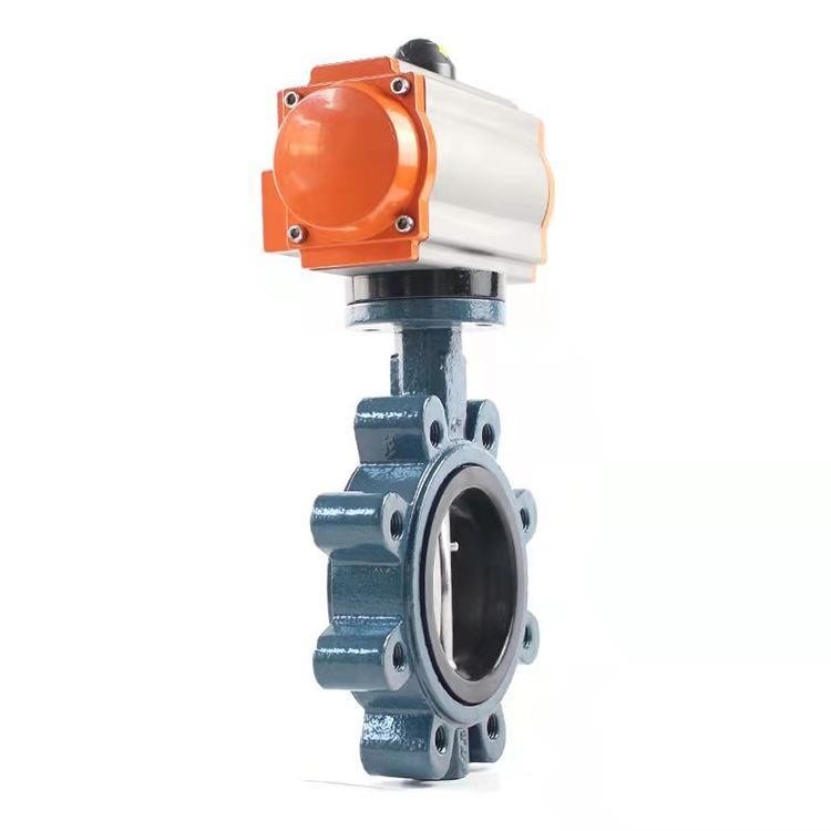 Pneumatic lug butterfly valve Air Operated lug type butterfly valve