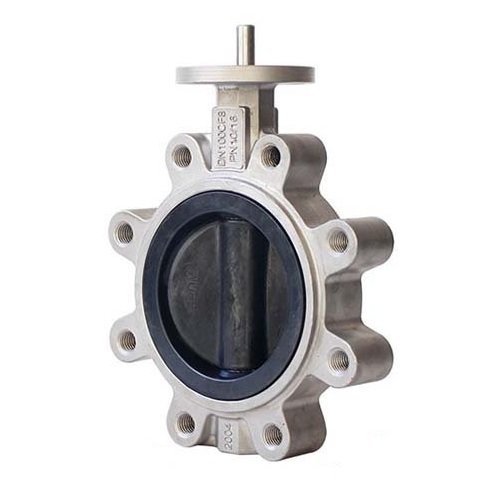 Upper flange stainless steel lug butterfly valve Upper flange stainless steel lug butterfly valve