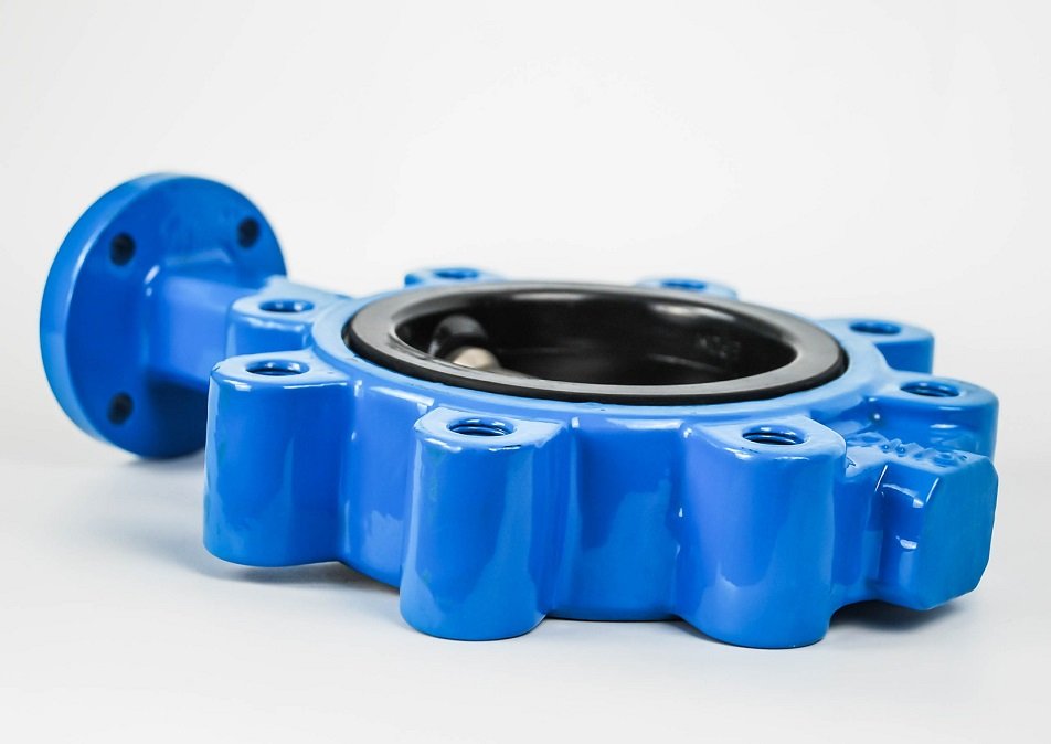upper flange connection lug type butterfly valve