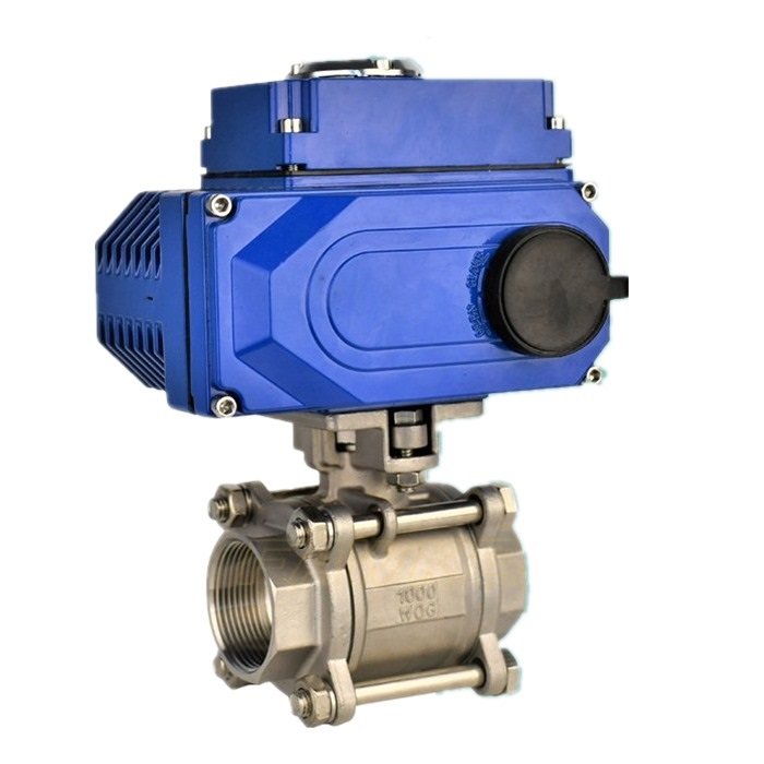 Electric threaded 1000WOG ball valve