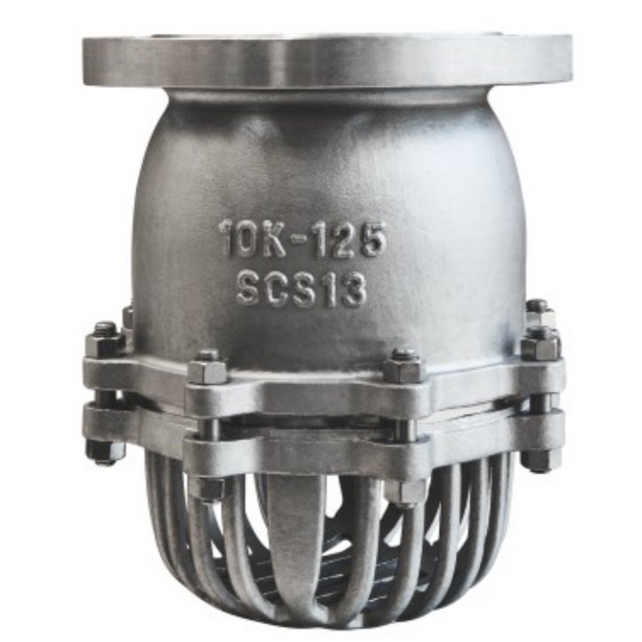 JIS 10K Flange Check foot Valve