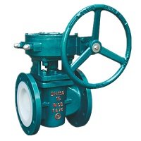 Worm Gear Flanged Plug Valve
