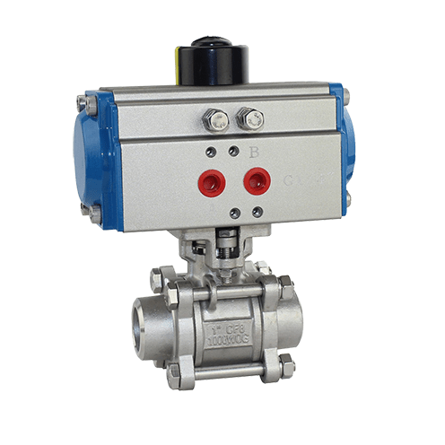 pneumatic welded ball valve pneumatic welded ball valve