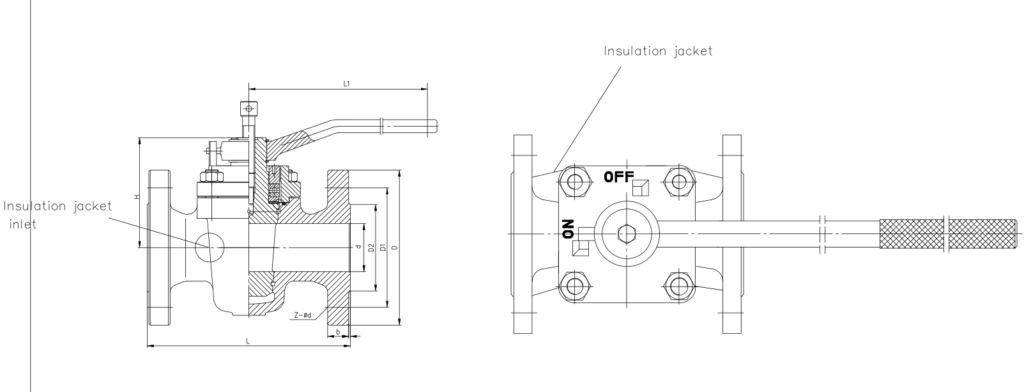 Lined Jacketed Plug Valve Structure Diagram Lined Jacketed Plug Valve Structure Diagram