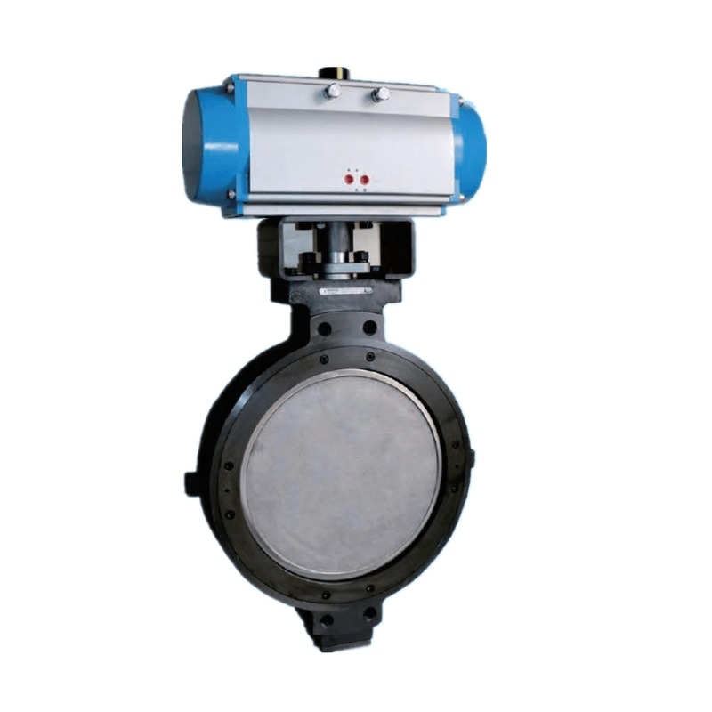high-performance-pneumatic-clamp-butterfly-valve-d672f