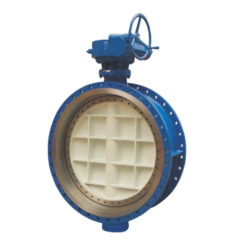 large-caliber-hydraulic-double-eccentric-double-flange-butterfly-valve