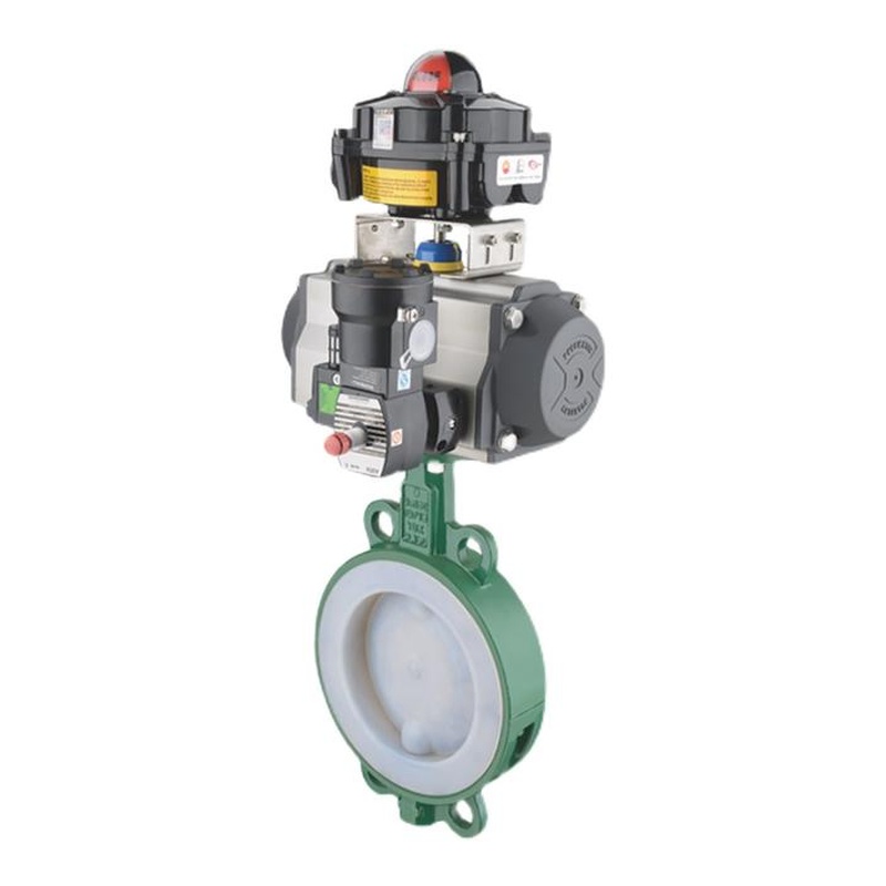 product cover ASCO Explosion-Proof Solenoid Valve Pneumatic Fluorine Lined Butterfly Valve