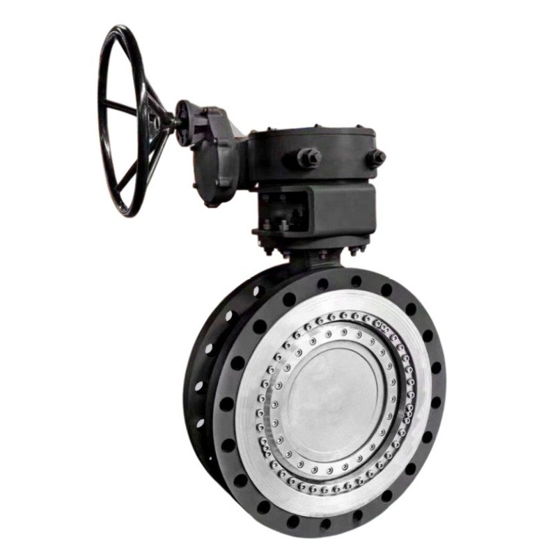 wear resistant stellite hard metal seal double flange butterfly valve Wear Resistant Stellite Seat Triple Offset Hard Metal Seal Double Flange Butterfly Valve