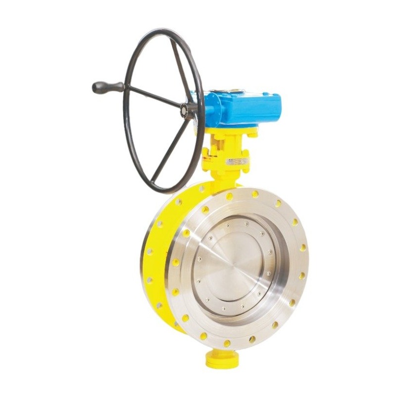 German standard triple offset flange butterfly valve DIN EN 593 metal hard seal